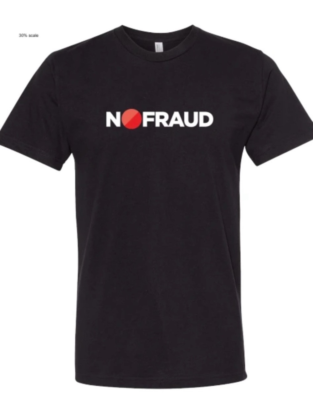 American Apparel “No Fraud” Logo Tee